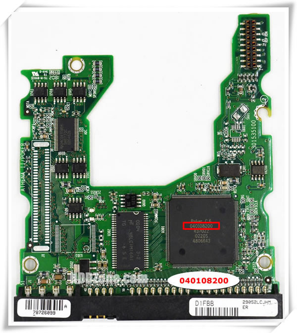 Maxtor PCB 040108200 Main Controller IC Number
