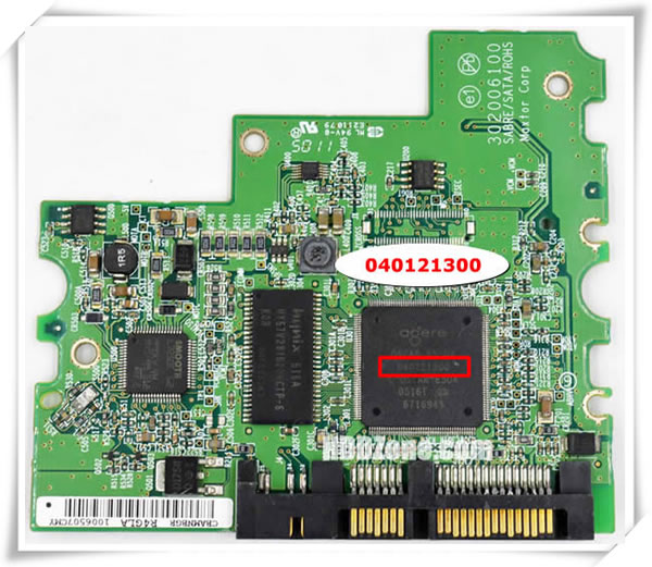 Maxtor PCB 040121300 Main Controller IC Number