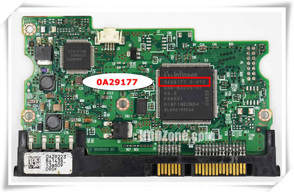 Hitachi PCB 0A29177 Main Controller IC Number