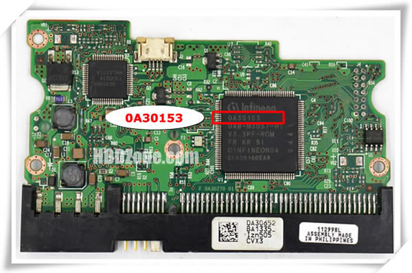 Hitachi PCB OA30153 Main Controller IC Number
