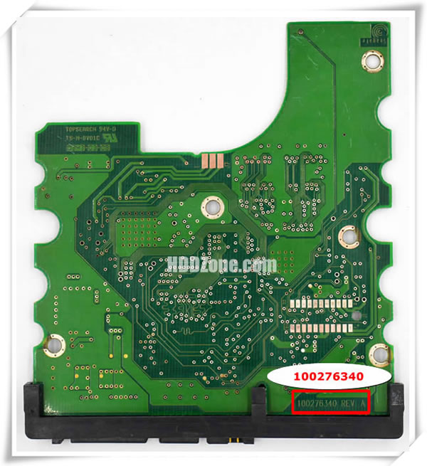 PCB ST3160023AS P/N: 9W2814-040 F/W: 3.05 100276340 REV A Seagate