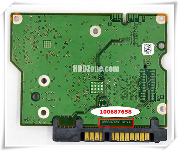 Seagate PCB 100687658 PCB Number