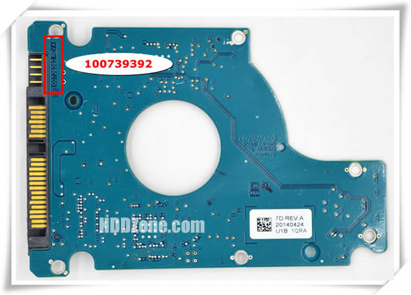 Seagate PCB 100739392 PCB Number