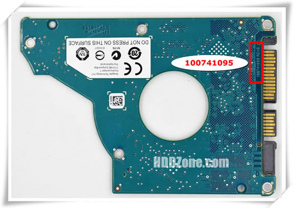 Seagate PCB 100741095 PCB Number