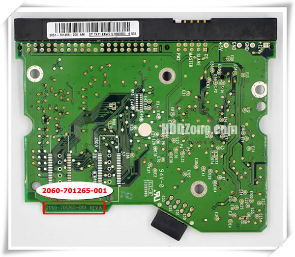 WD PCB 2060-701265-001 PCB Number