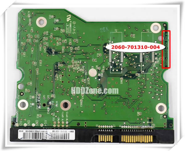 WD PCB 2060-701310-004 PCB Number