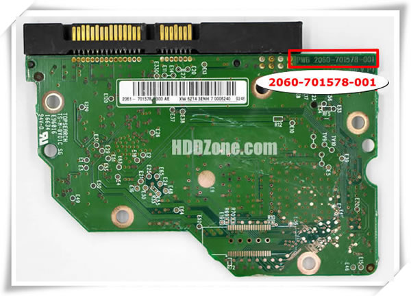 WD PCB 2060-701578-001 PCB Number