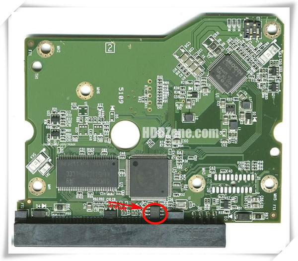 Western Digital WD5000AAKX-00ERMA0 2060-771640-003 REV A (2590) PCB for