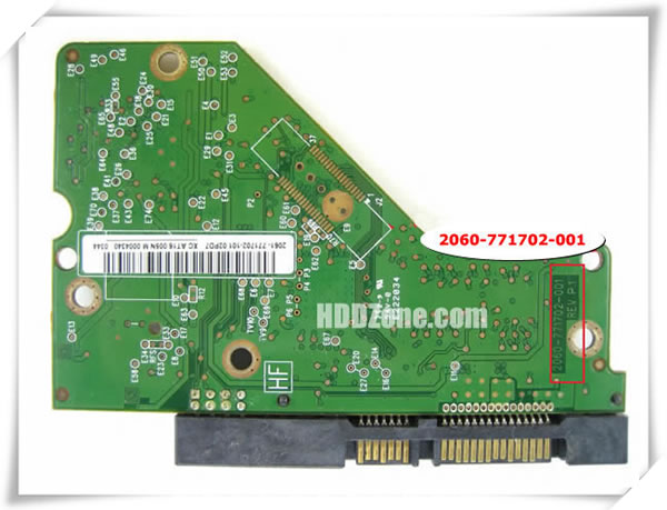 PCB Contrôleur 2060-771702-001 WD5003ABYX-01WERA0
