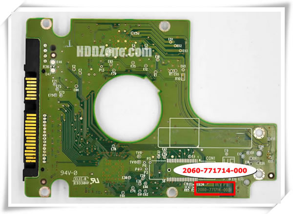 Carte Contrôleur PCB Pour Disque Dur Western Digital WD5000BEVT-35A0RT0 (2060-771714-000)