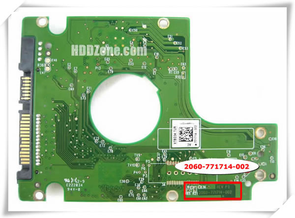 Carte Contrôleur PCB Pour Disque Dur Western Digital 500Go – Modèle 2060-771714-000 – SATA II