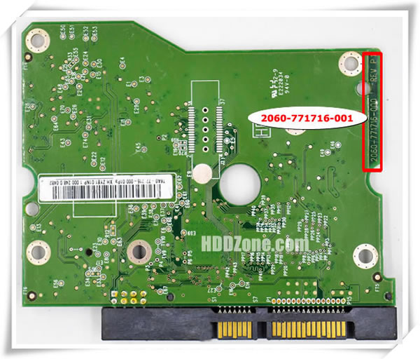 PCB Pour Disque Dur 3,5″ SATA 1.5TB Western Digital WD15EARS Carte 2060 771642 000