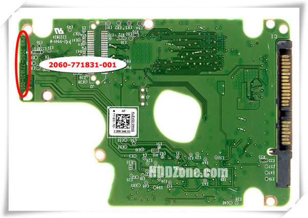 WD PCB 2060-771831-001 PCB Number