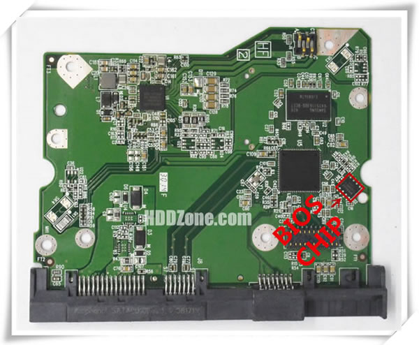 Western Digital WD800BB-00JHA0 2060-001292-001 REV A (3078) PCB for