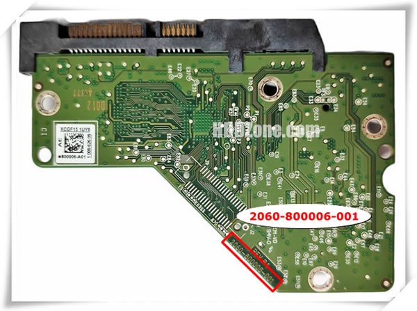 WD PCB 2060-800006-001 PCB Number