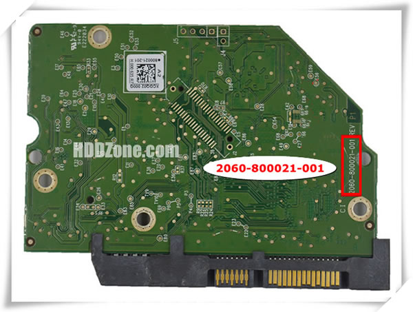 WD PCB 2060-800021-001 PCB Number