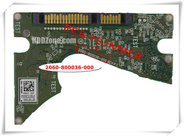 WD PCB 2060-800036-000 PCB Number