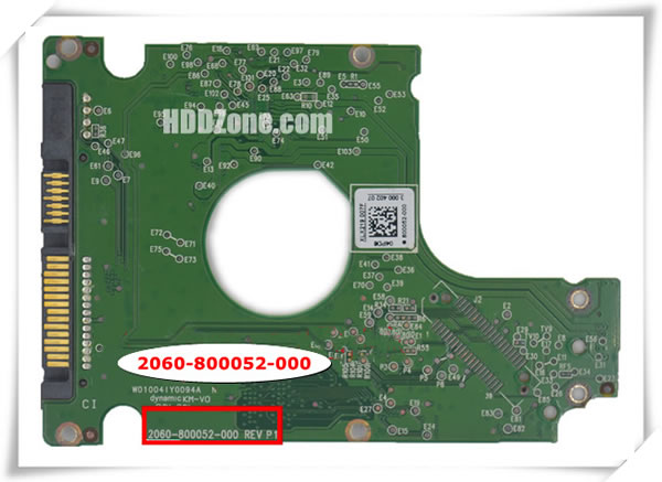 WD PCB 2060-800052-000 PCB Number