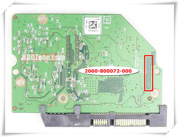 WD PCB 2060-800072-000 PCB Number