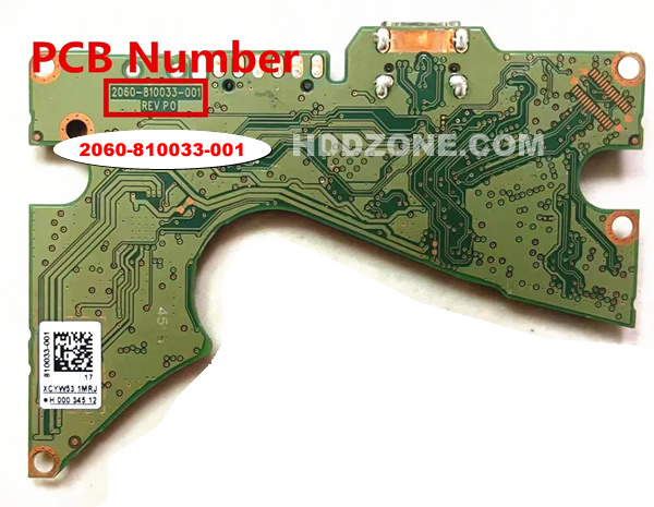 WD PCB 2060-810033-001 PCB Number