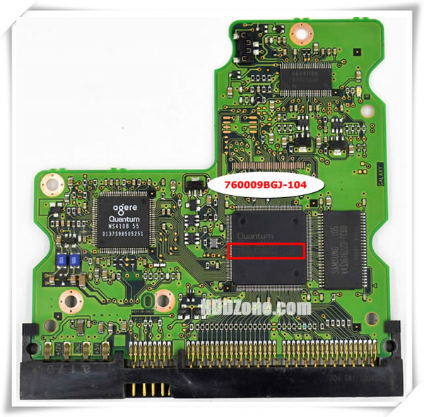 Maxtor PCB 760009BGJ-104 Main Controller IC Number
