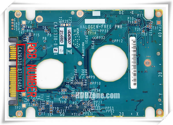 Fujitsu PCB CA26338-B71104BA PCB Number
