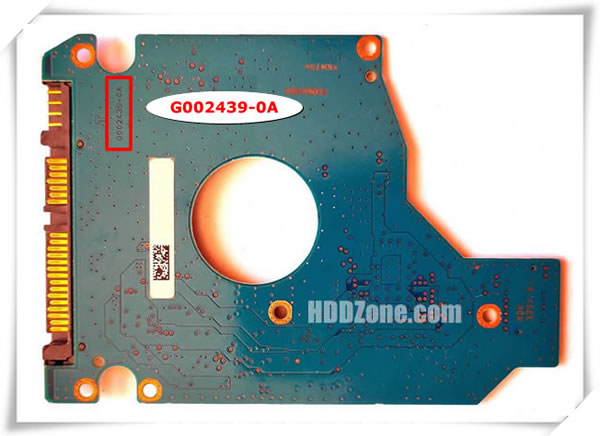 Toshiba PCB G002439-0A PCB Number