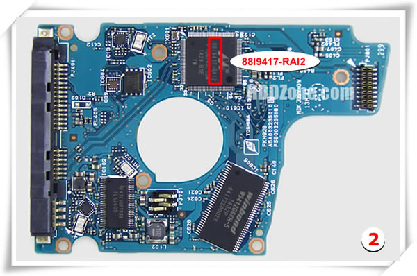 PCB 201130 G003235C TOSHIBA MQ01ABD100 ABM AB00/AX1P5E